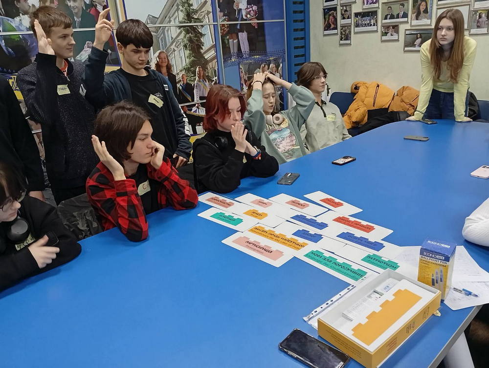 Зустріч з головою міського учнівського парламенту «Наснага»