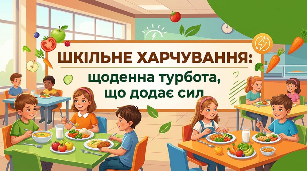 Шкільне харчування: щоденна турбота, що додає сил