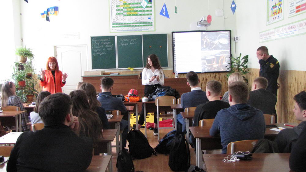 Тематичні уроки у межах об’єктового тренування Дня цивільного захисту 